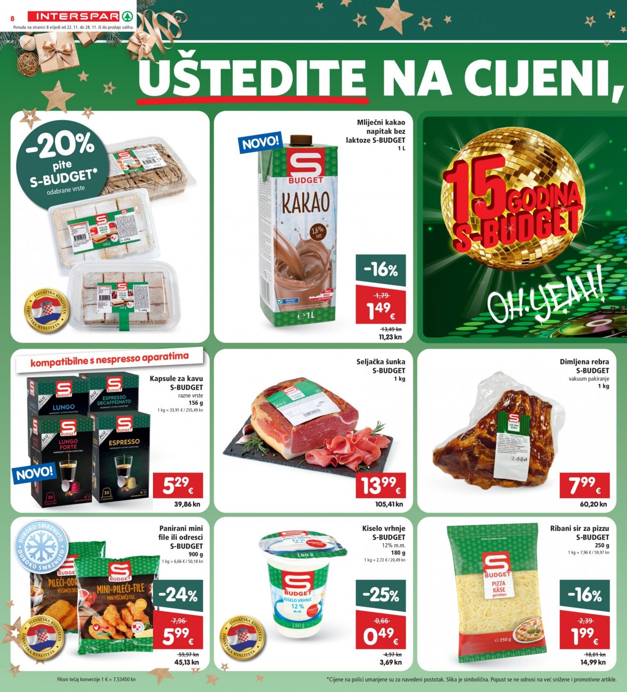 INTERSPAR katalog - 22.11.2023. - 28.11.2023. Stranica 8