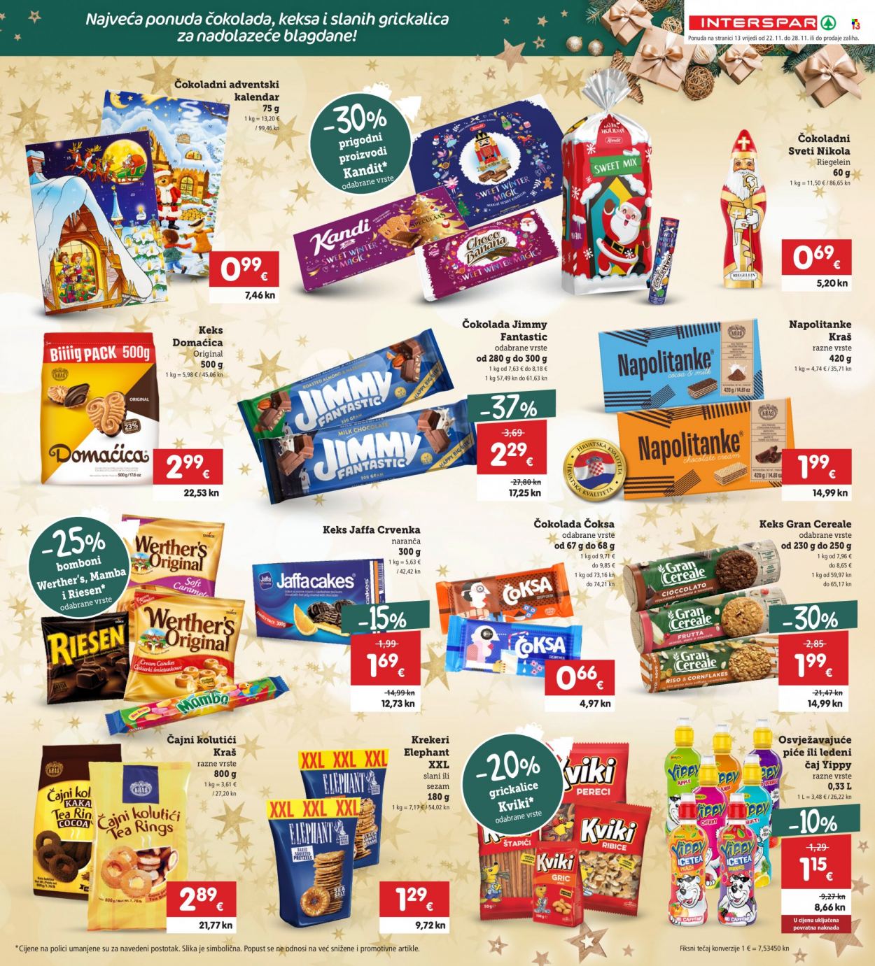 INTERSPAR katalog - 22.11.2023. - 28.11.2023. Stranica 13