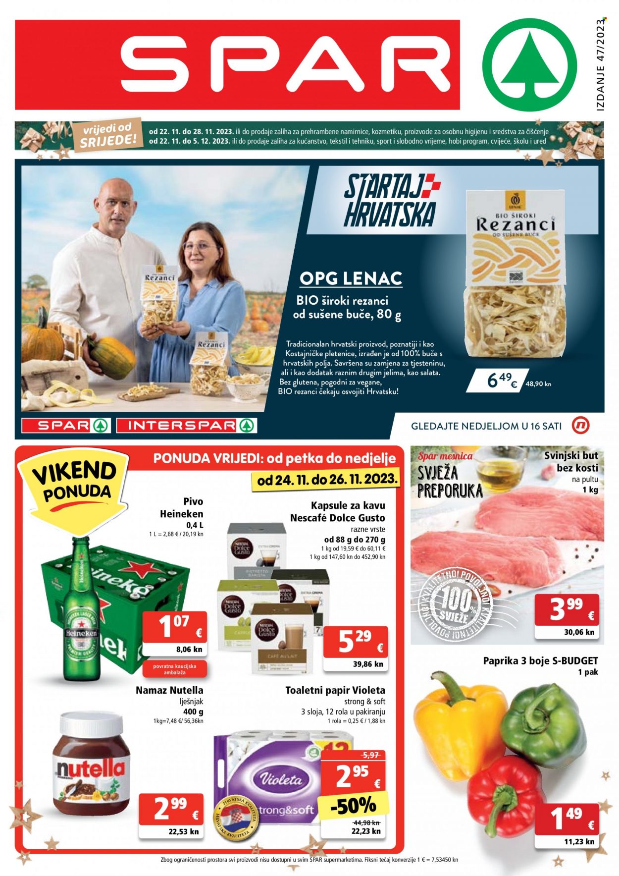SPAR katalog - 22.11.2023. - 28.11.2023. Stranica 1