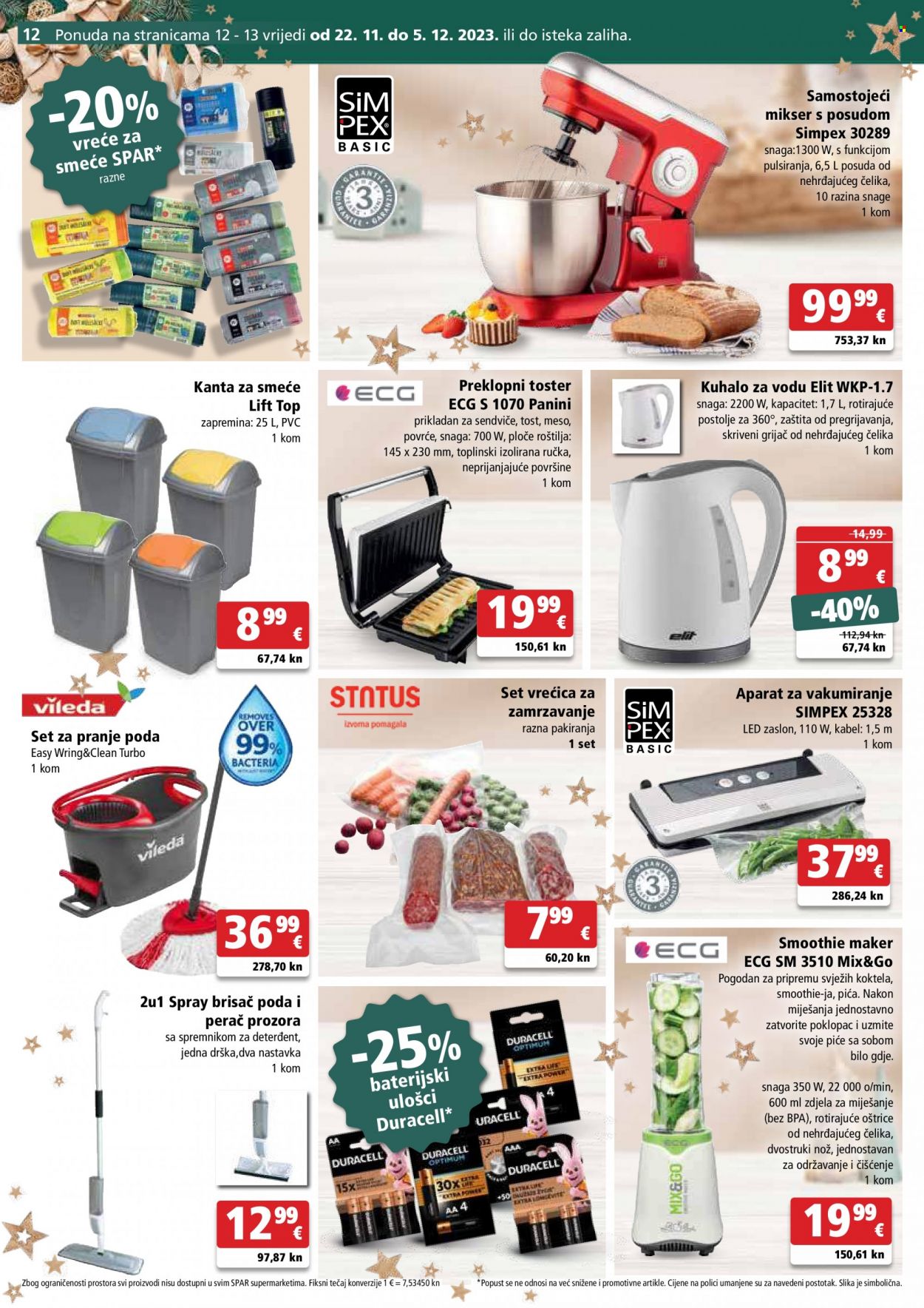 SPAR katalog - 22.11.2023. - 28.11.2023. Stranica 12