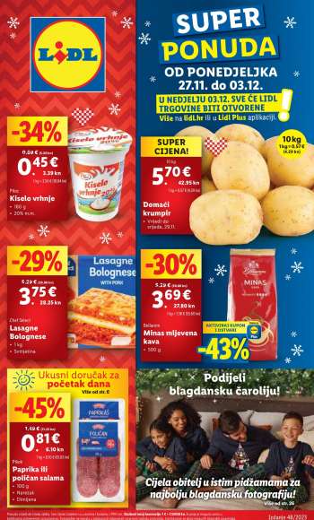 Lidl katalog - 27.11.2023. - 03.12.2023.