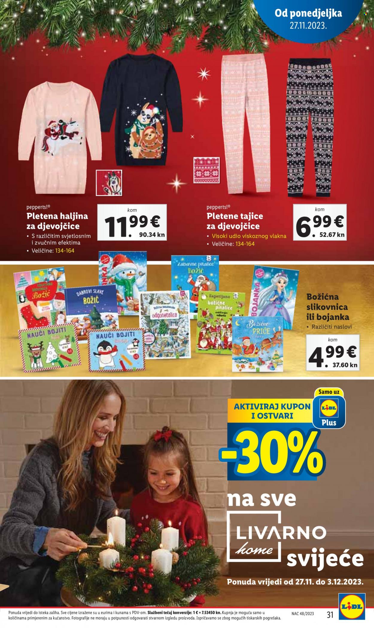 Lidl katalog - 27.11.2023. - 03.12.2023. Stranica 31