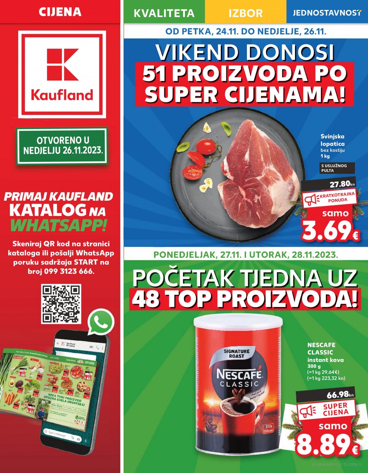 Kaufland katalog - 24.11.2023. - 26.11.2023. Stranica 1