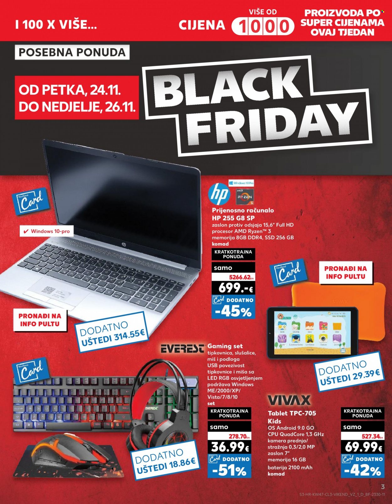 Kaufland katalog - 24.11.2023. - 26.11.2023. Stranica 3