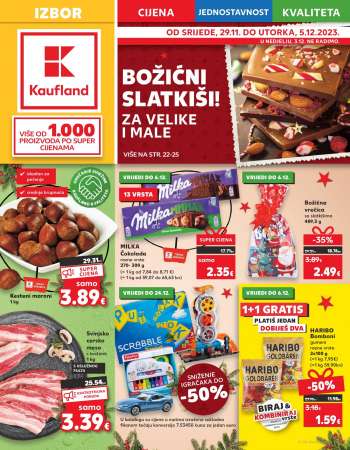 Kaufland katalog - 29.11.2023. - 05.12.2023.