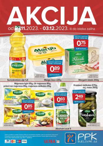 PPK Bjelovar katalog - 27.11.2023. - 03.12.2023.