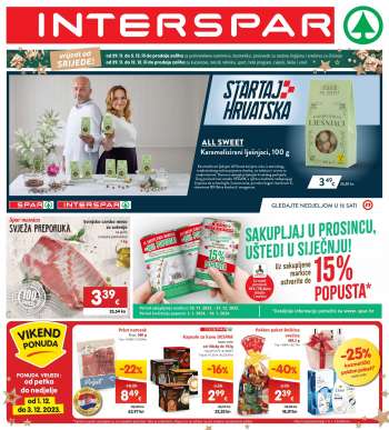 INTERSPAR katalog - 29.11.2023. - 05.12.2023.