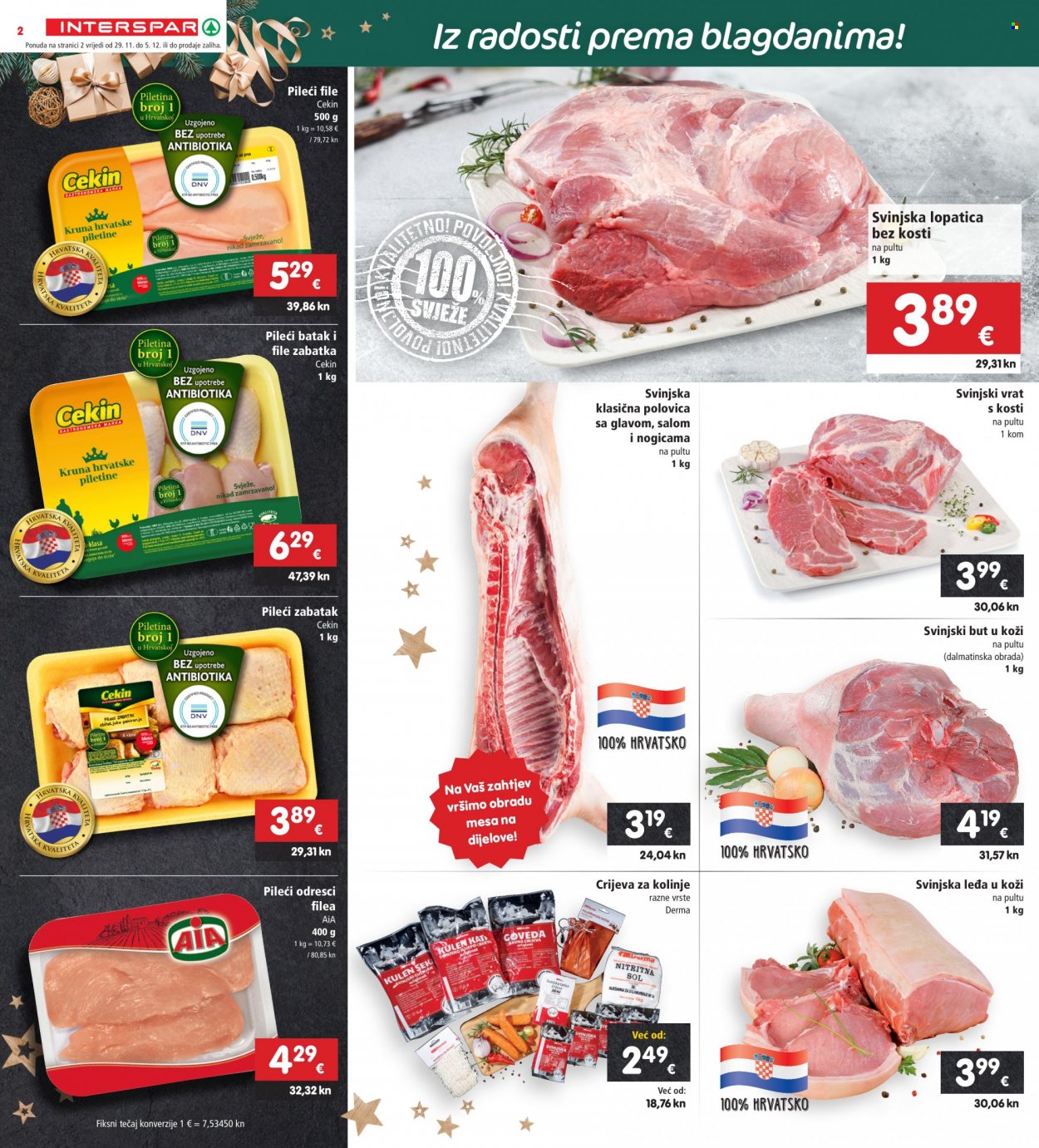 INTERSPAR katalog - 29.11.2023. - 05.12.2023. Stranica 2