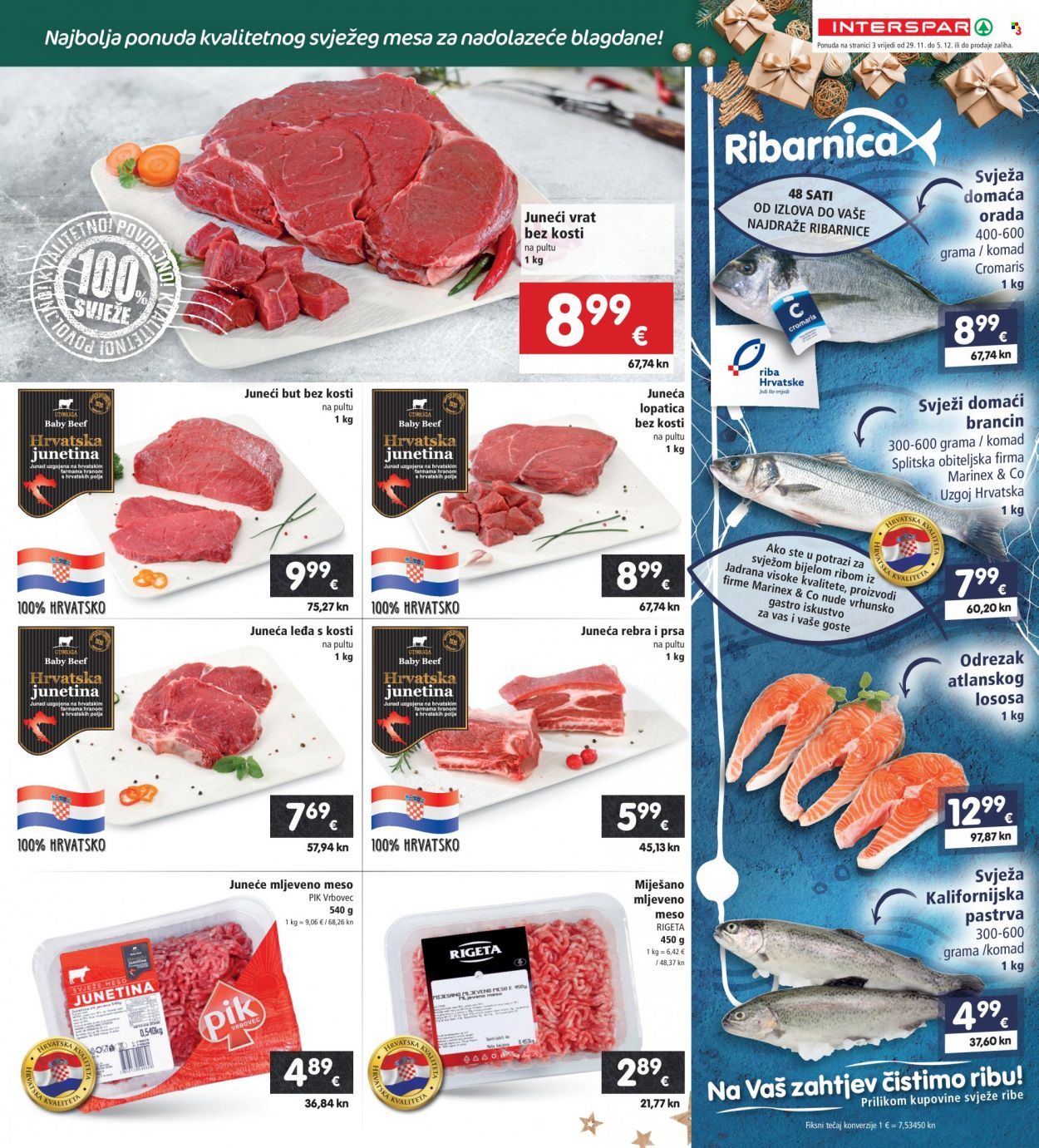 INTERSPAR katalog - 29.11.2023. - 05.12.2023. Stranica 3