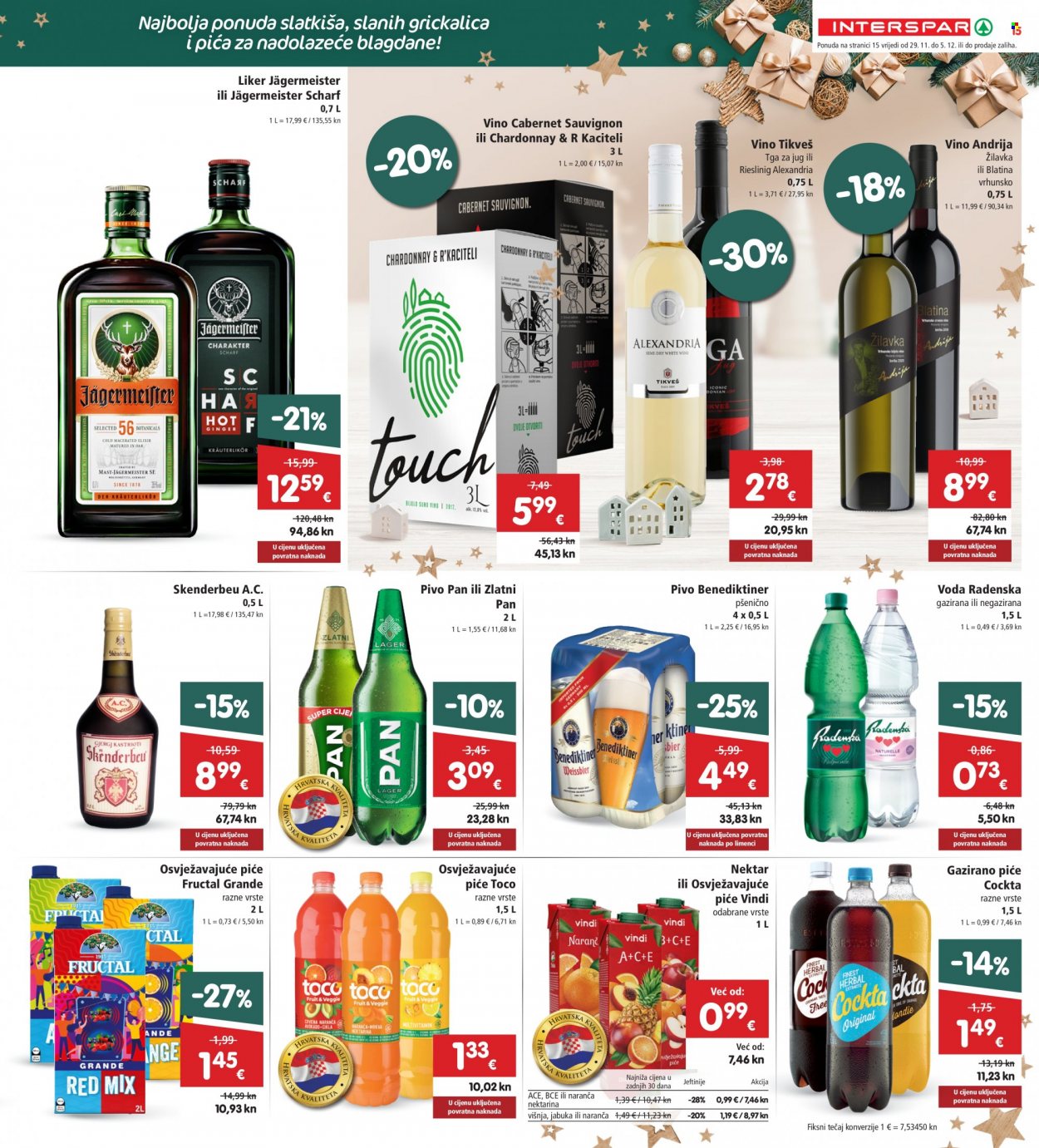 INTERSPAR katalog - 29.11.2023. - 05.12.2023. Stranica 15