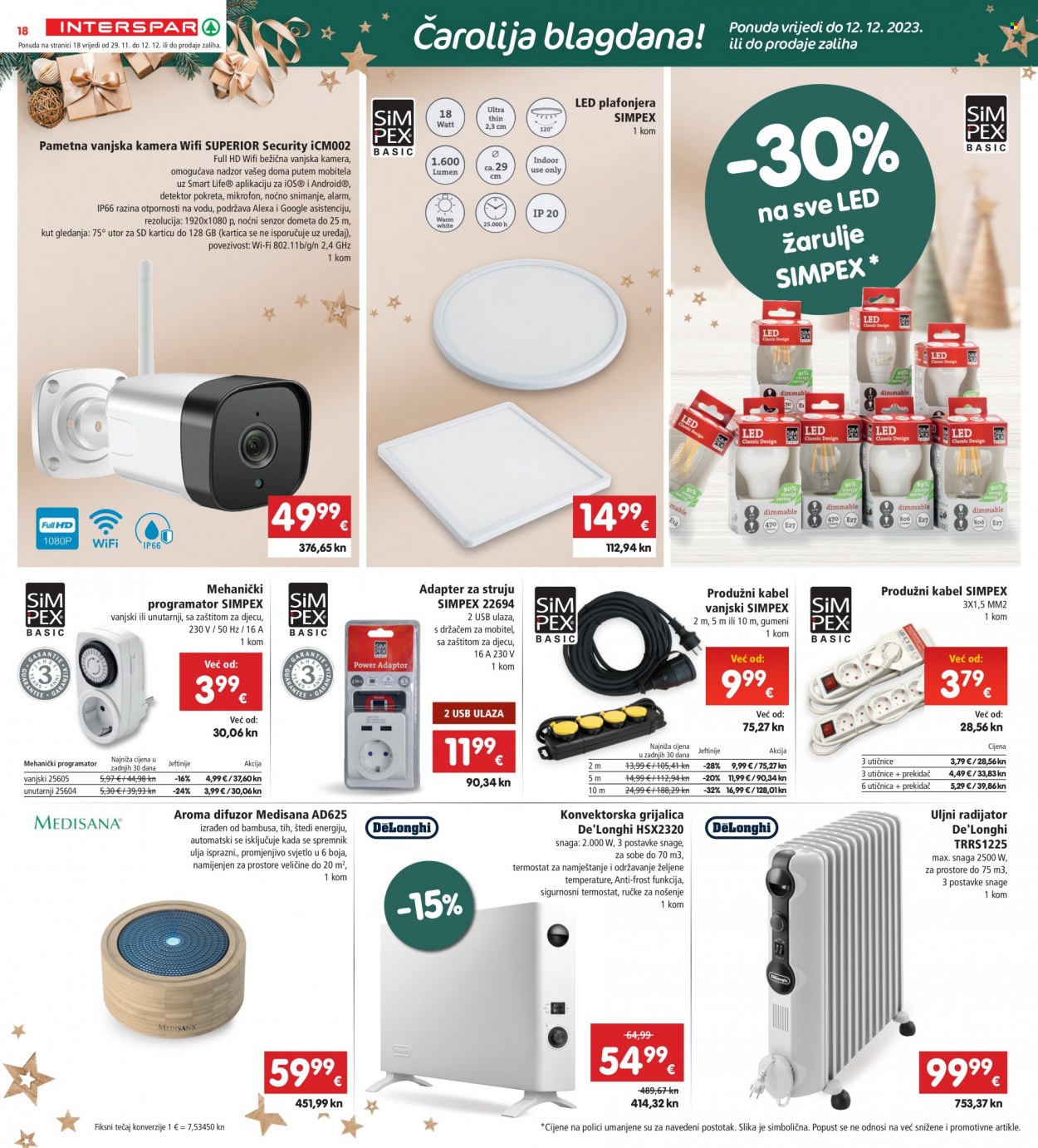 INTERSPAR katalog - 29.11.2023. - 05.12.2023. Stranica 18