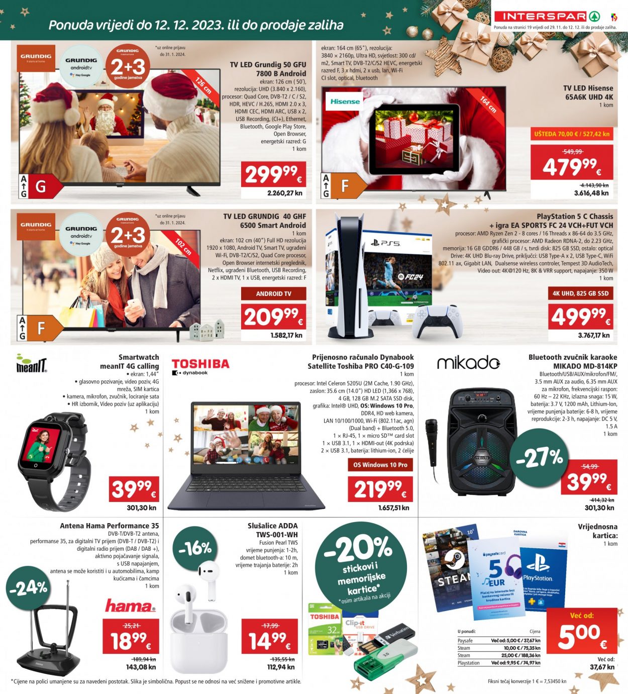 INTERSPAR katalog - 29.11.2023. - 05.12.2023. Stranica 19