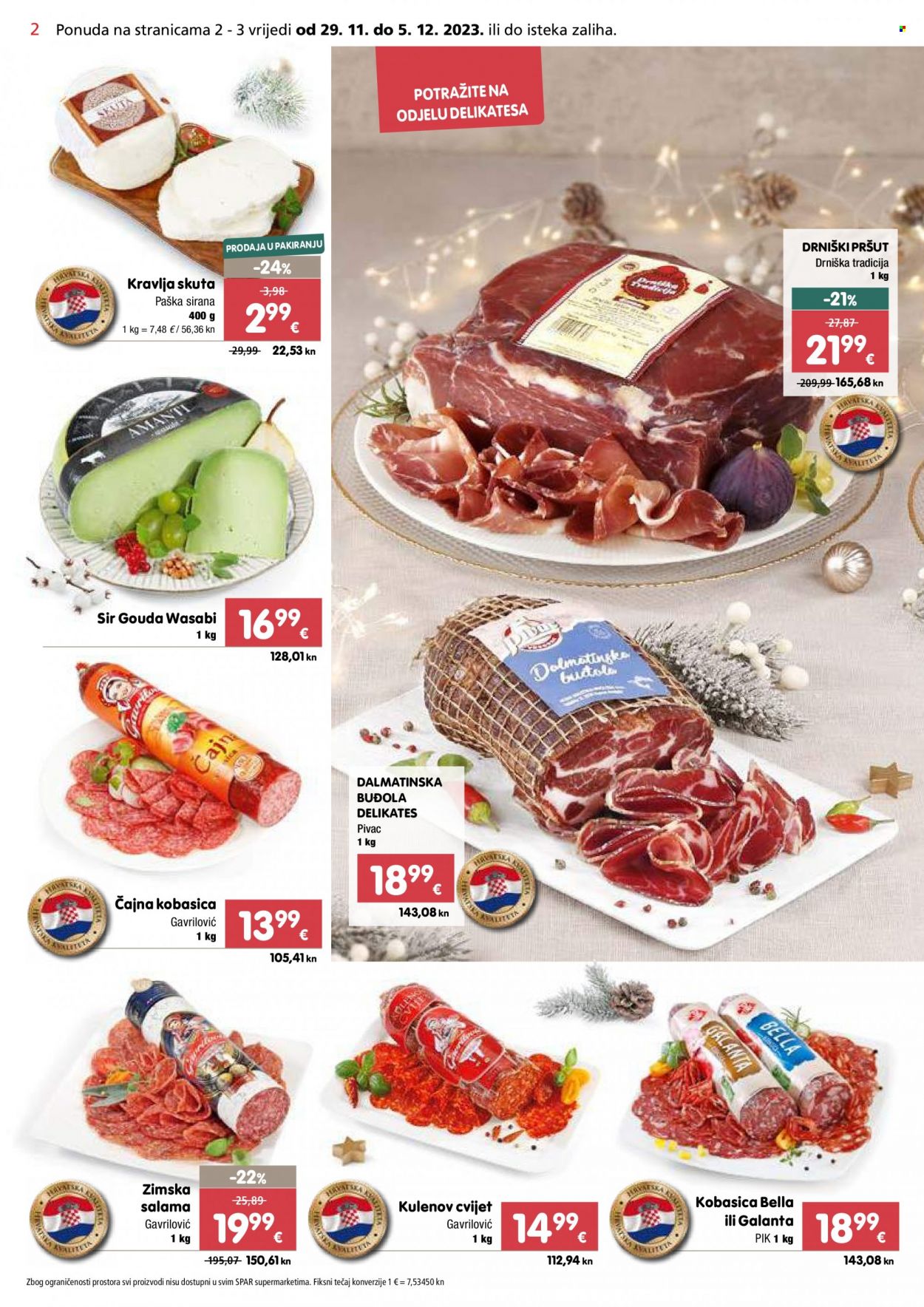 SPAR katalog - 29.11.2023. - 05.12.2023. Stranica 2