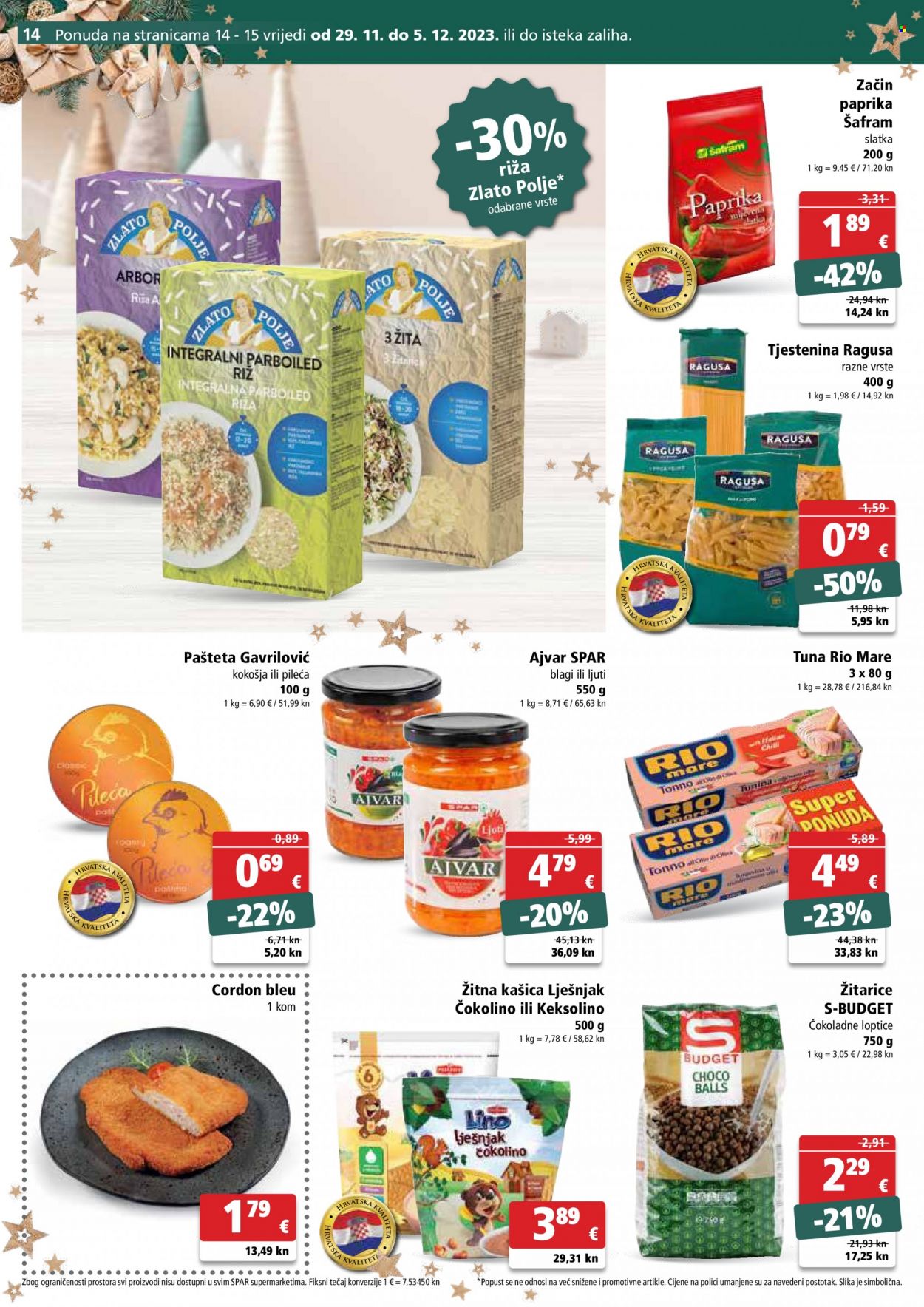 SPAR katalog - 29.11.2023. - 05.12.2023. Stranica 14