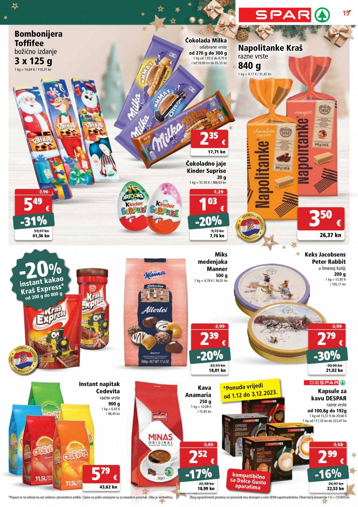 SPAR katalog - 29.11.2023. - 05.12.2023. Stranica 15