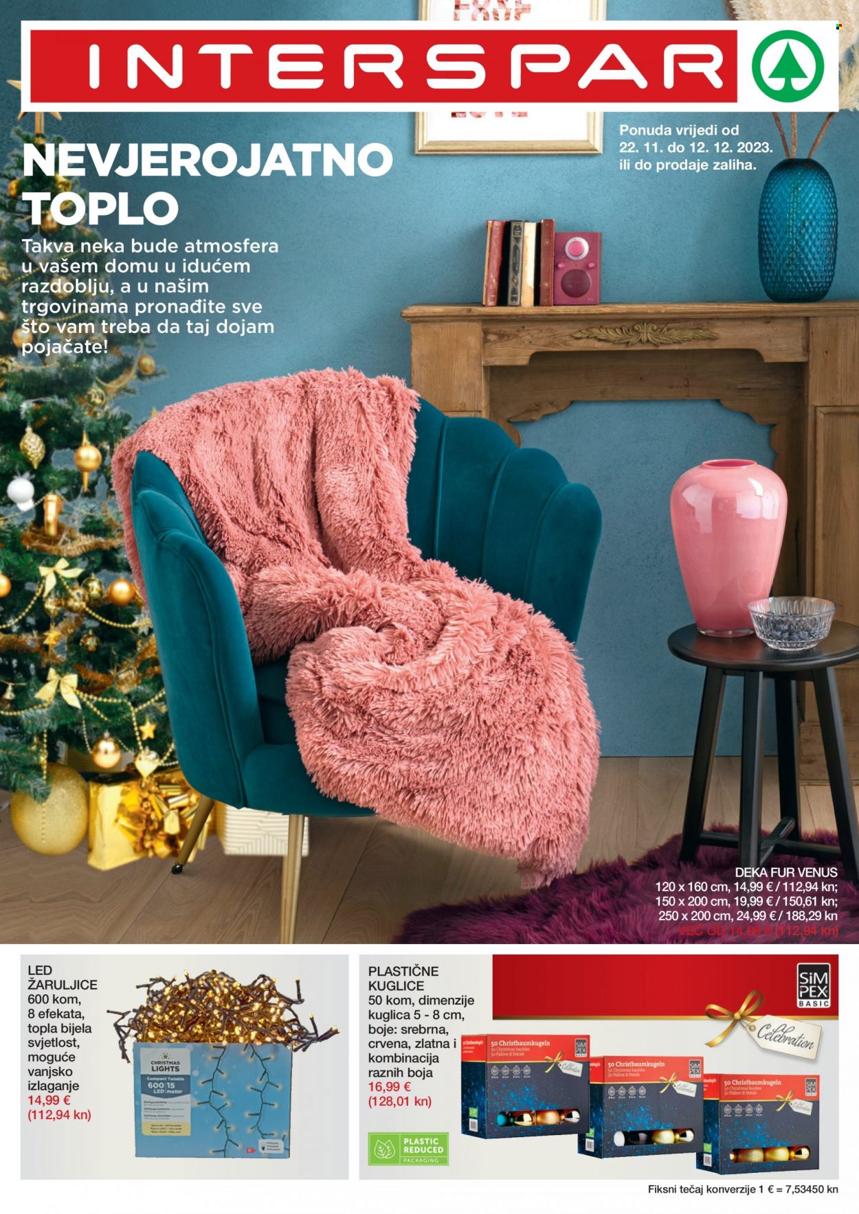 INTERSPAR katalog - 22.11.2023. - 12.12.2023. Stranica 1