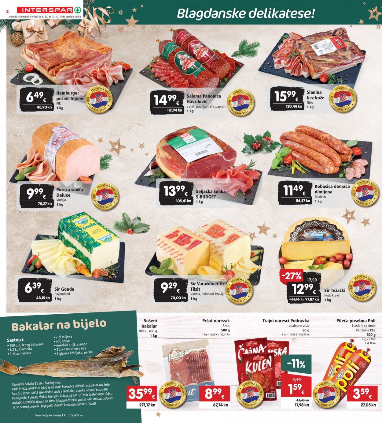 INTERSPAR katalog - 06.12.2023. - 12.12.2023. Stranica 2
