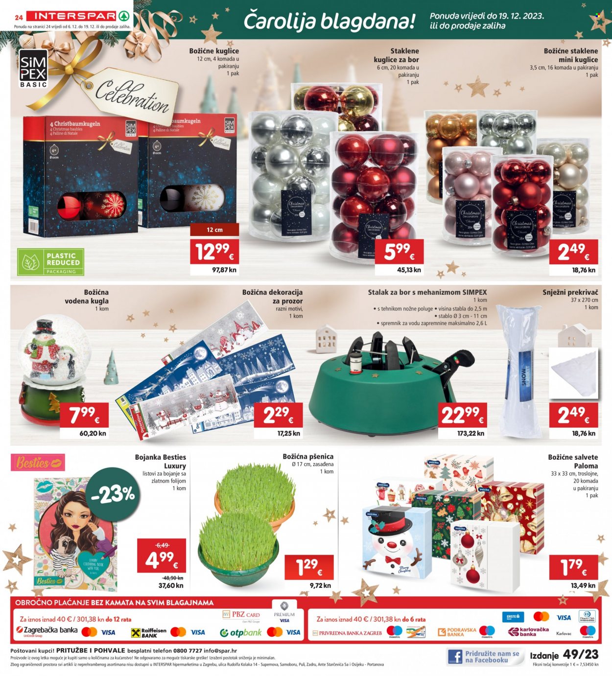 INTERSPAR katalog - 06.12.2023. - 12.12.2023. Stranica 24
