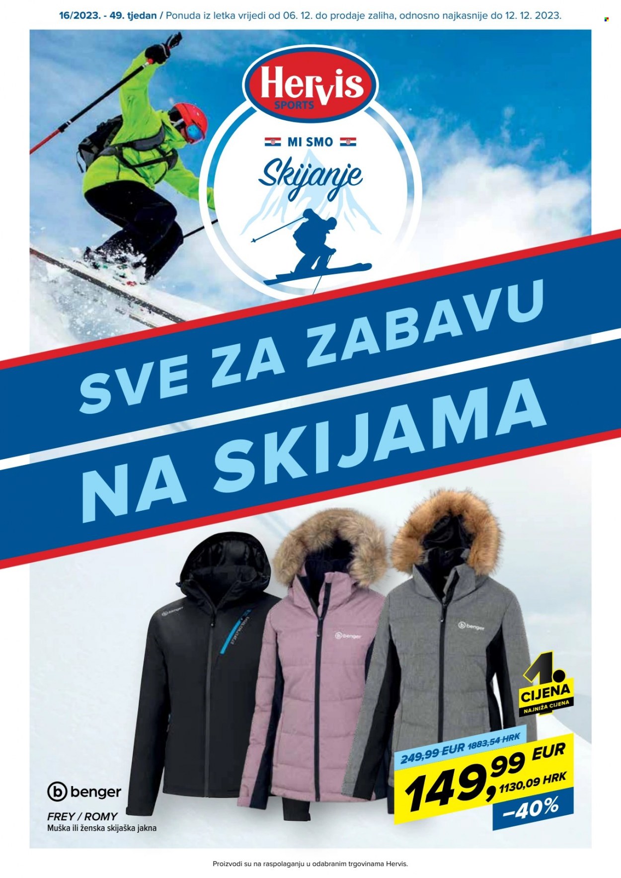 Hervis katalog - 06.12.2023. - 12.12.2023. Stranica 1