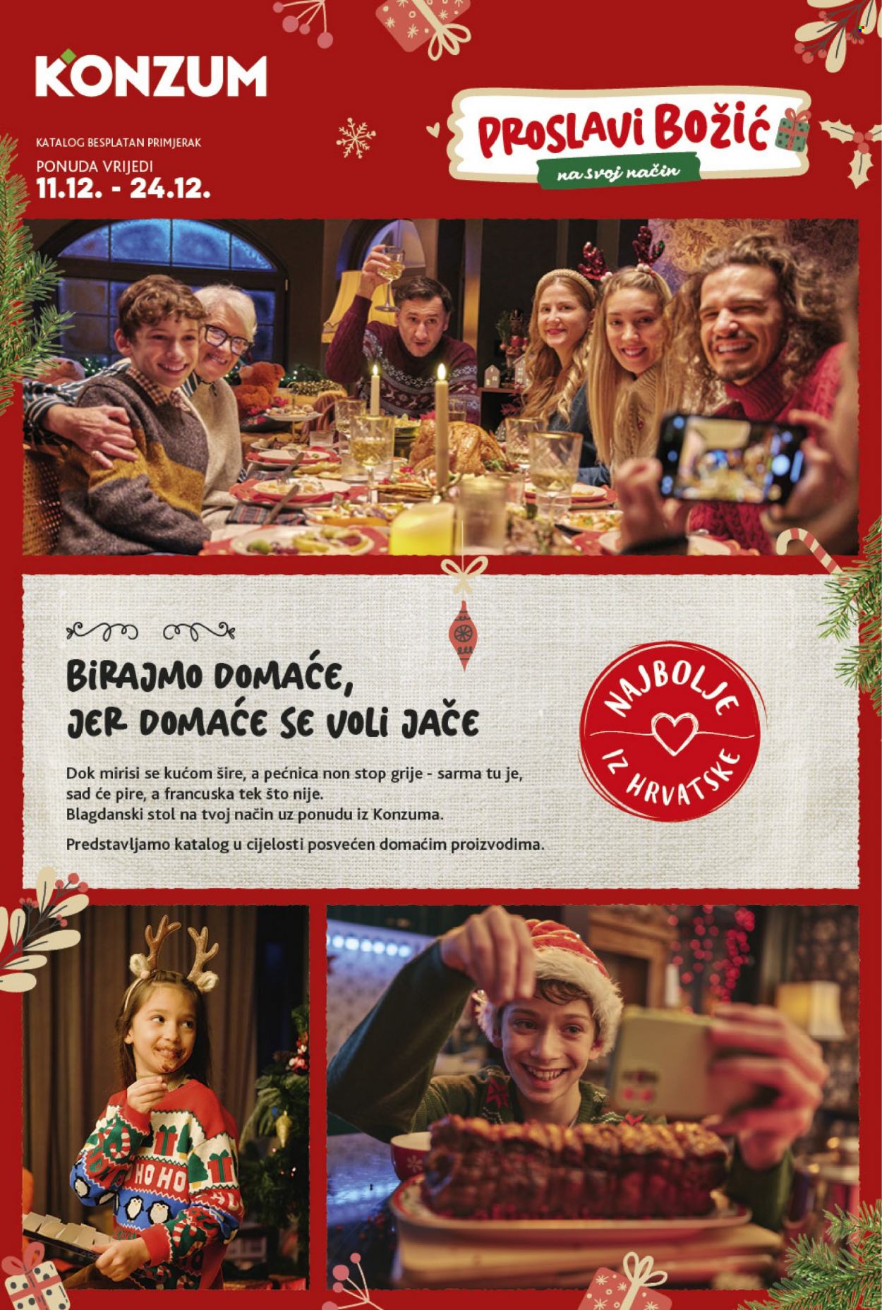 Konzum katalog - 11.12.2023. - 24.12.2023. Stranica 1