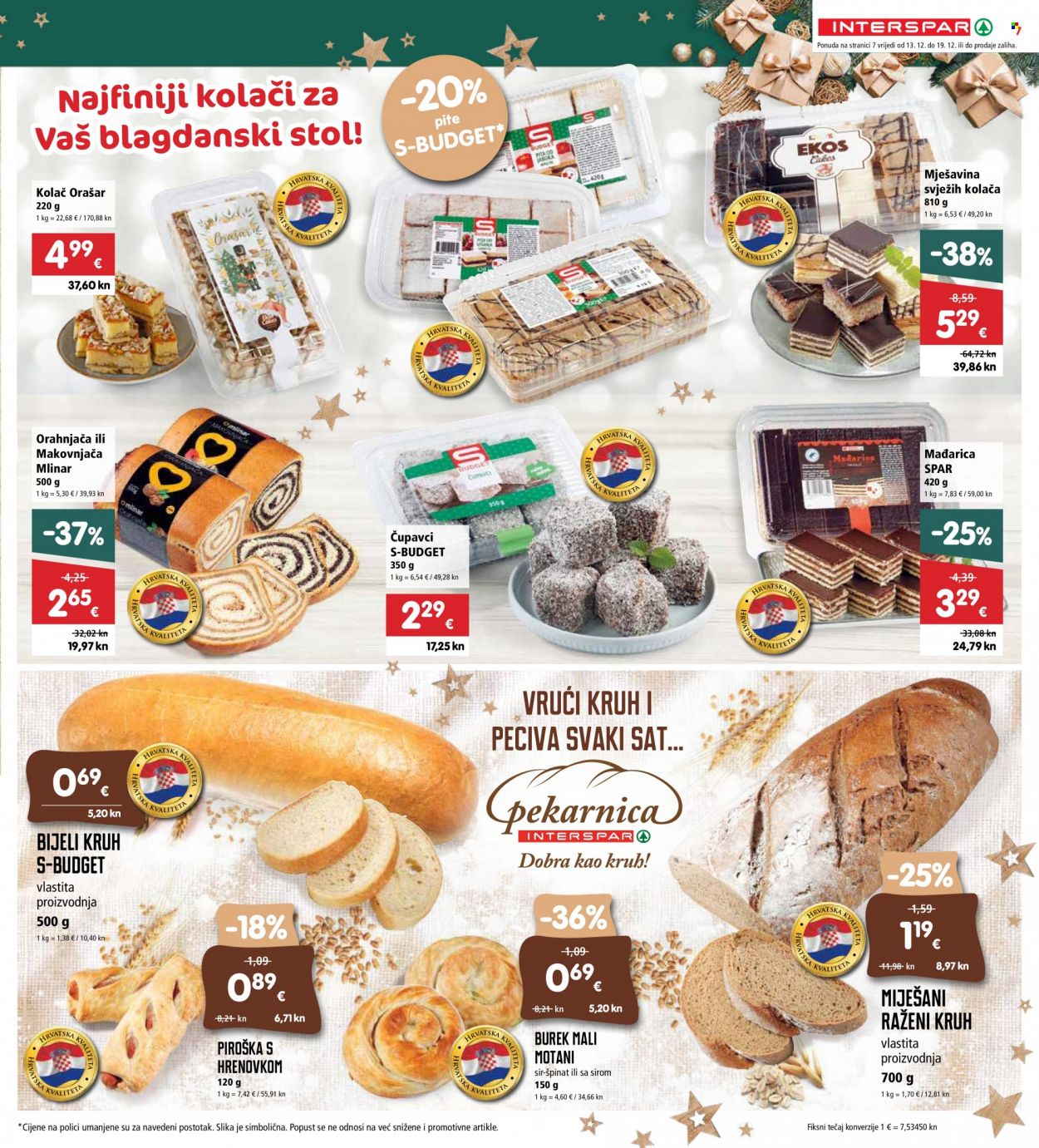 INTERSPAR katalog - 13.12.2023. - 19.12.2023. Stranica 7
