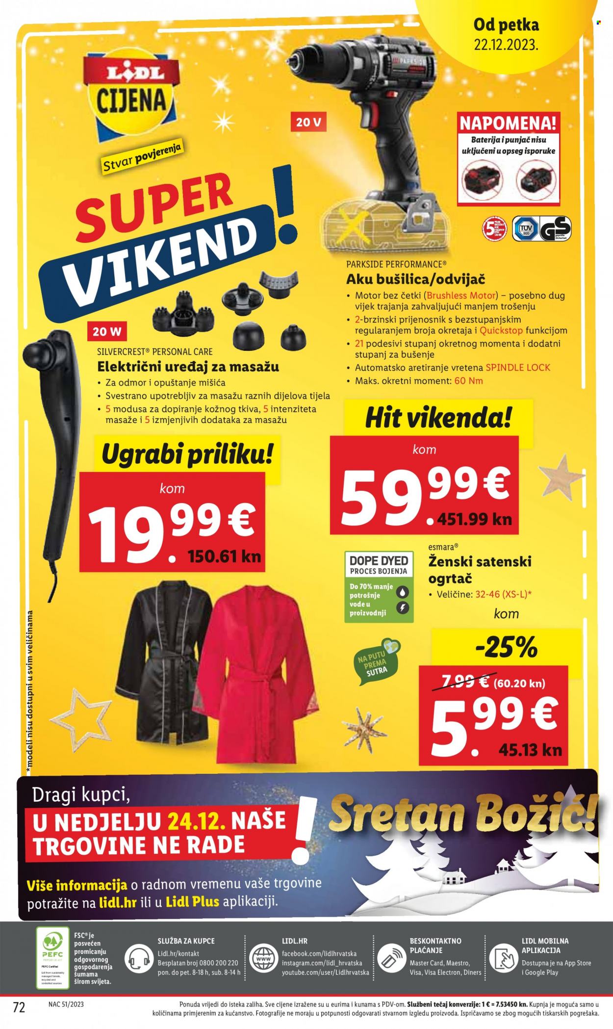Lidl katalog - 18.12.2023. - 23.12.2023. Stranica 72