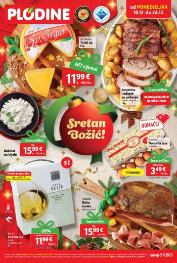 Plodine katalog - 18.12.2023. - 24.12.2023.