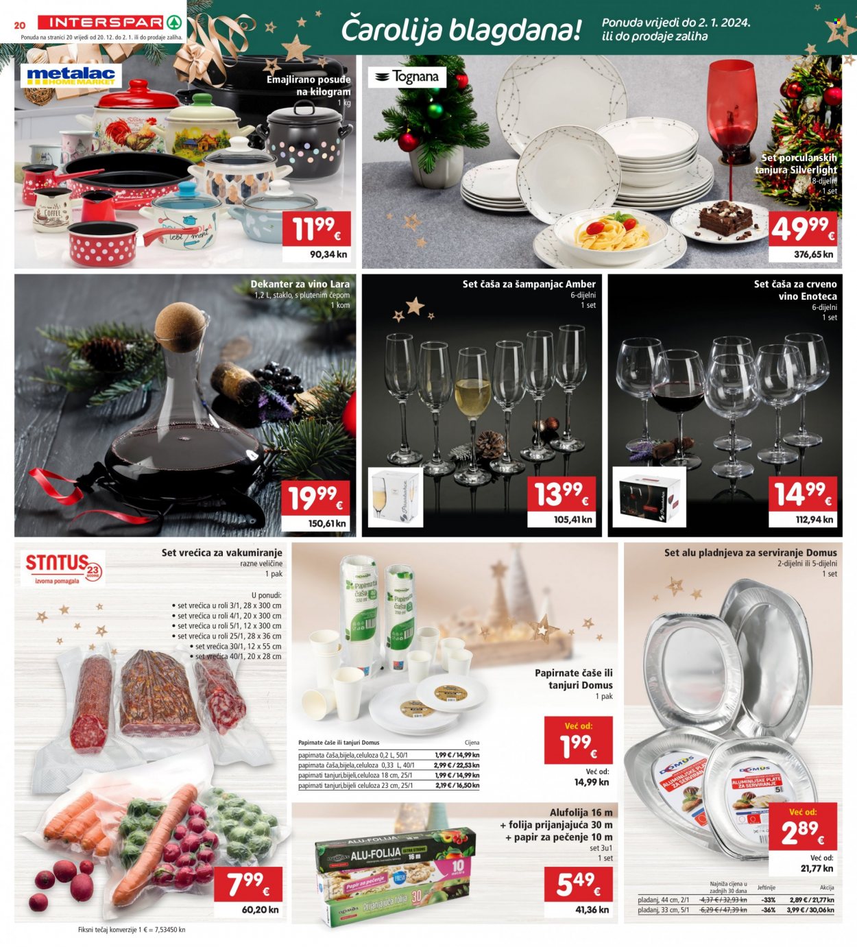 INTERSPAR katalog - 20.12.2023. - 24.12.2023. Stranica 20