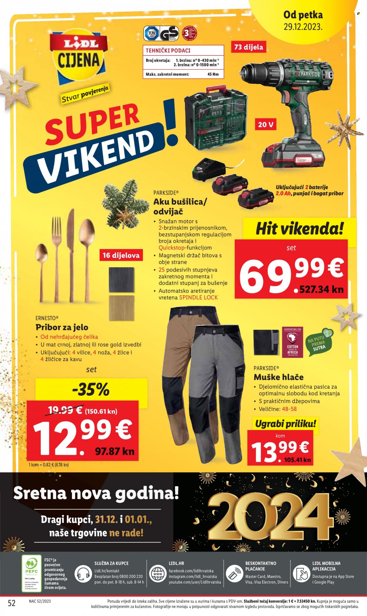 Lidl katalog - 27.12.2023. - 30.12.2023. Stranica 52
