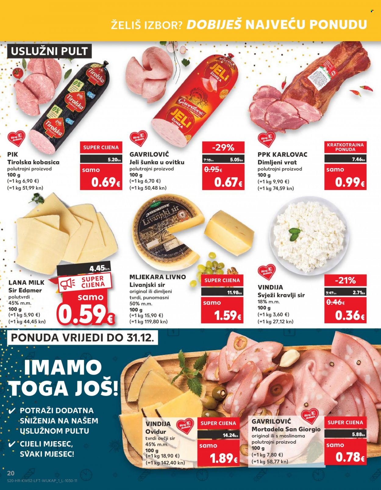 Kaufland katalog - 28.12.2023. - 02.01.2024. Stranica 20