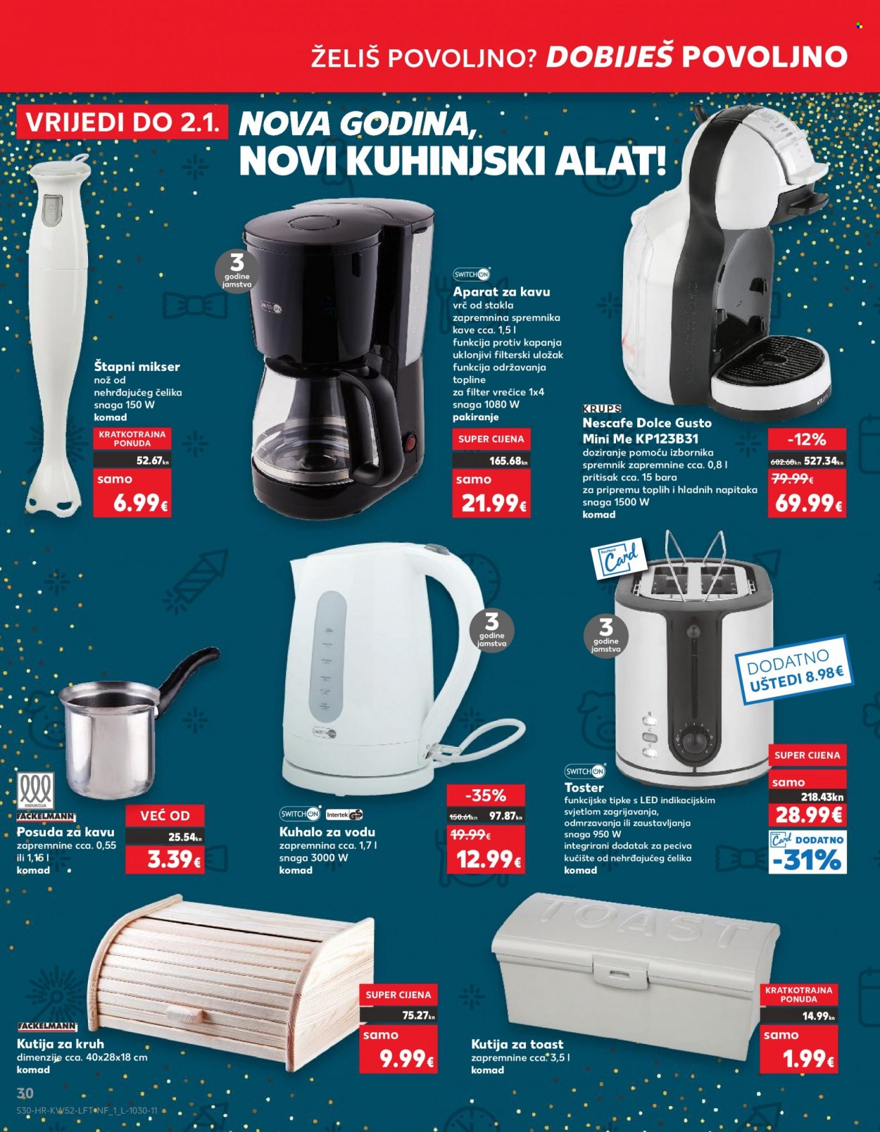 Kaufland katalog - 28.12.2023. - 02.01.2024. Stranica 30