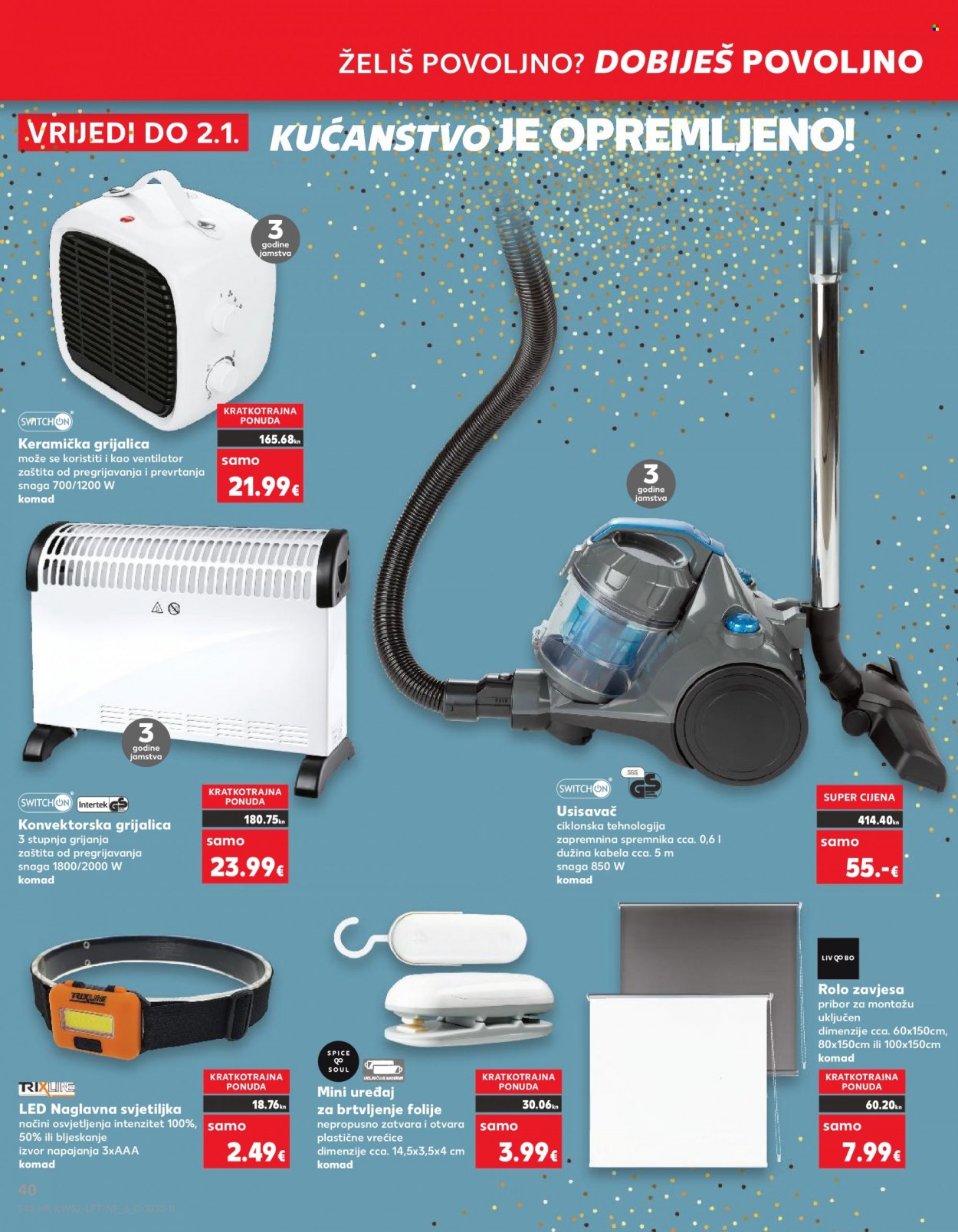 Kaufland katalog - 28.12.2023. - 02.01.2024. Stranica 40