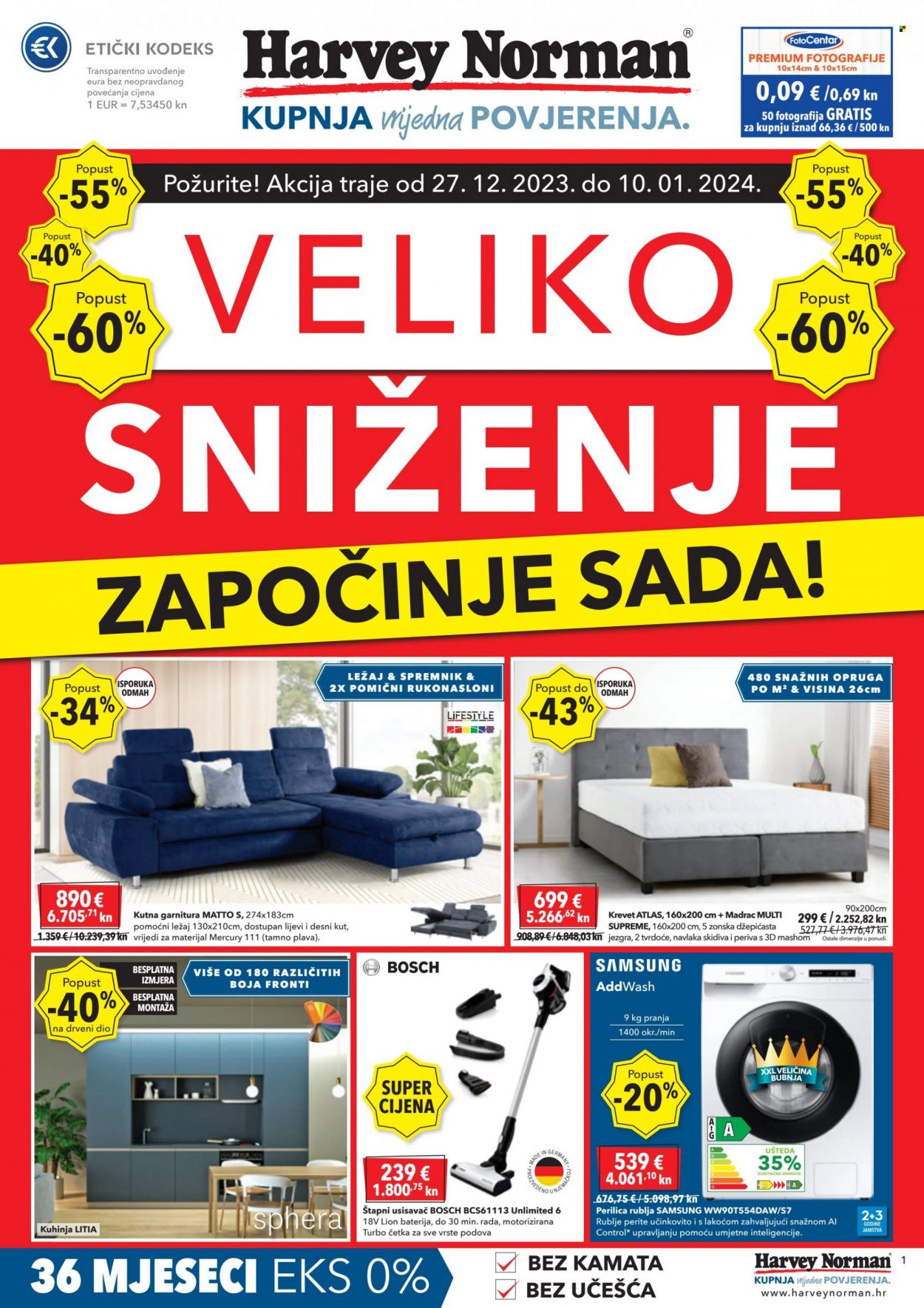 Harvey Norman katalog - 27.12.2023. - 10.01.2024. Stranica 1
