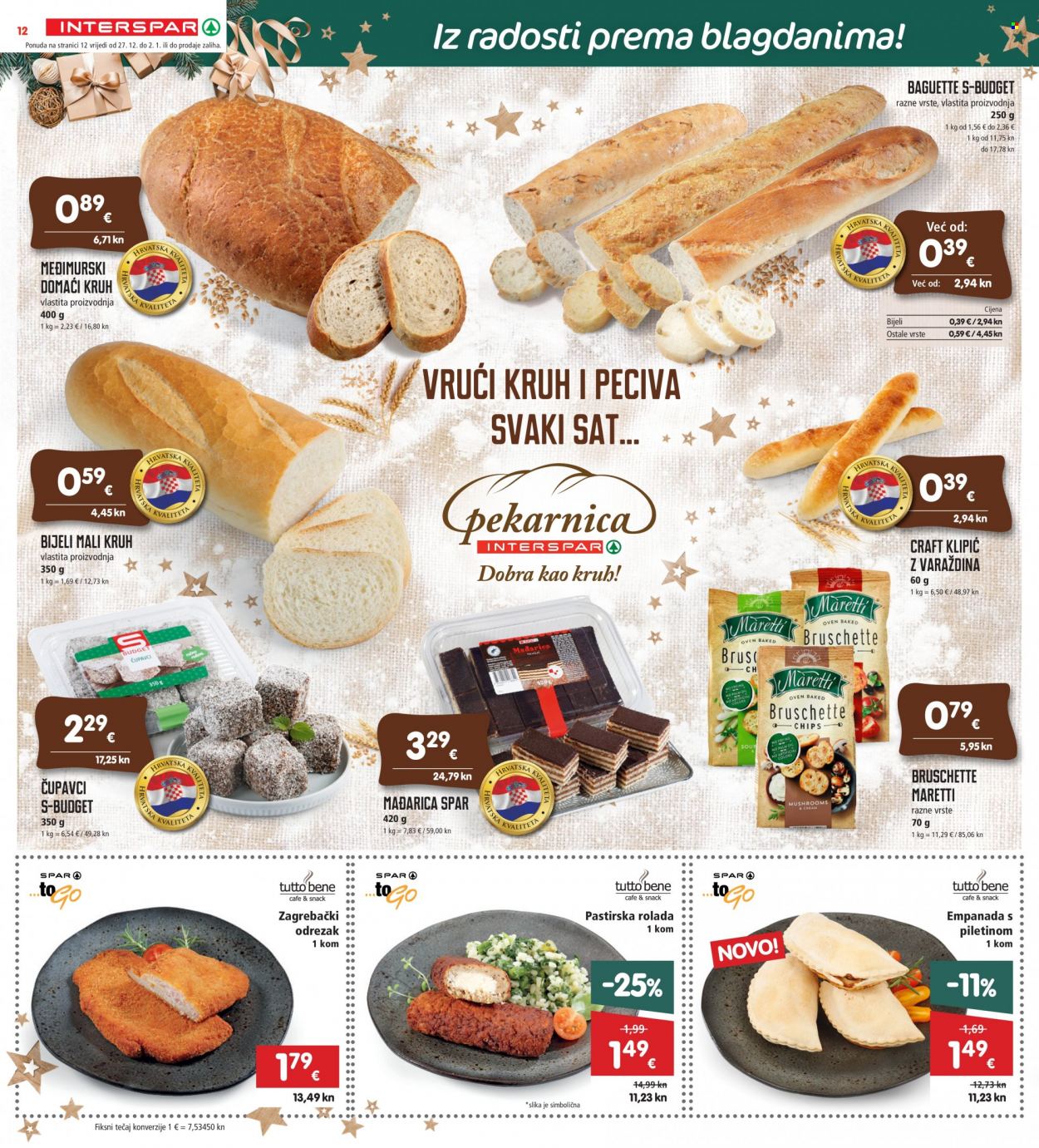 INTERSPAR katalog - 27.12.2023. - 02.01.2024. Stranica 12