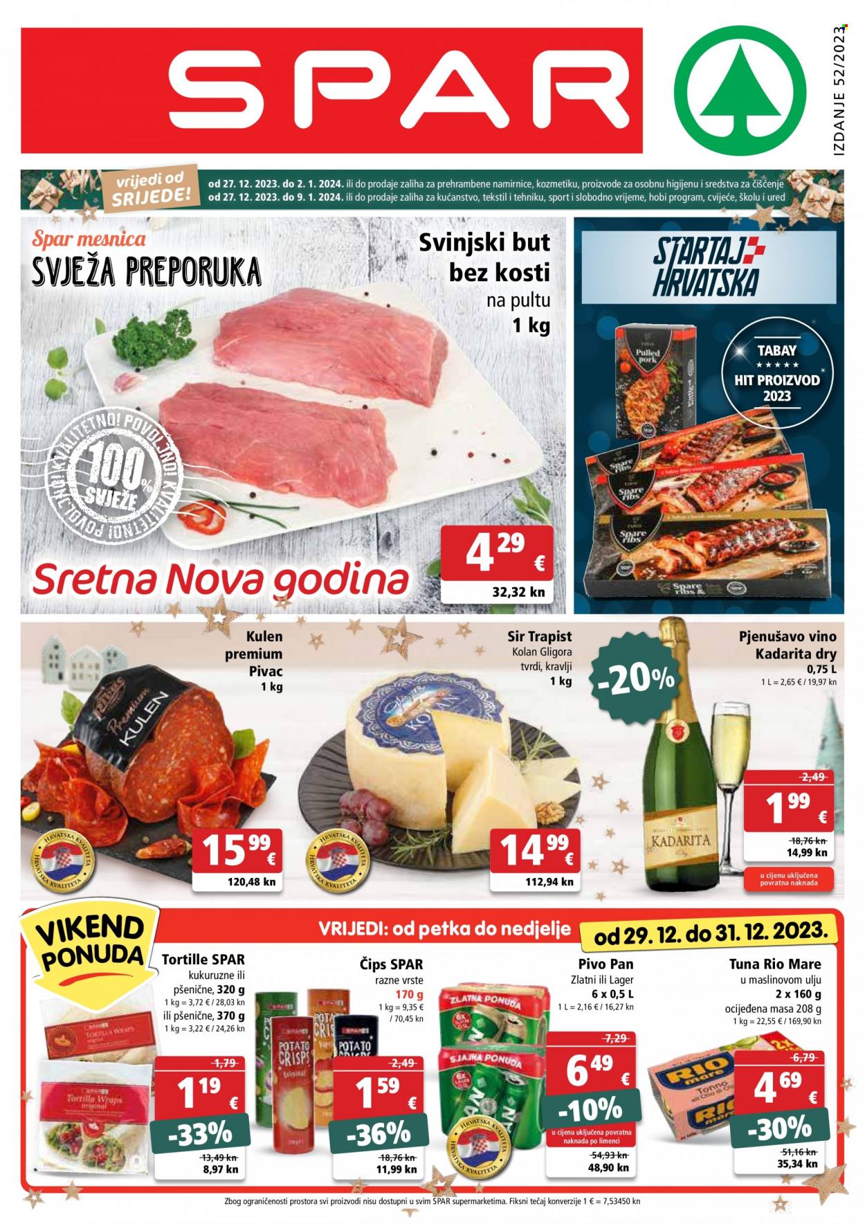 SPAR katalog - 27.12.2023. - 02.01.2024. Stranica 1