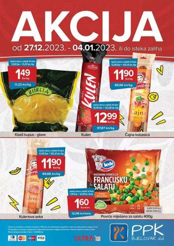 PPK Bjelovar katalog - 27.12.2023. - 04.01.2024.