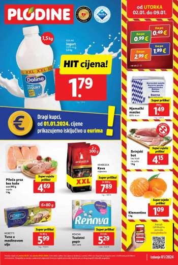 Plodine katalog - 02.01.2024. - 09.01.2024.