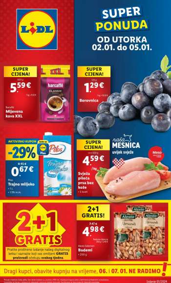 Lidl katalog - 02.01.2024. - 05.01.2024.