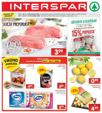 INTERSPAR katalog - 03.01.2024. - 09.01.2024.