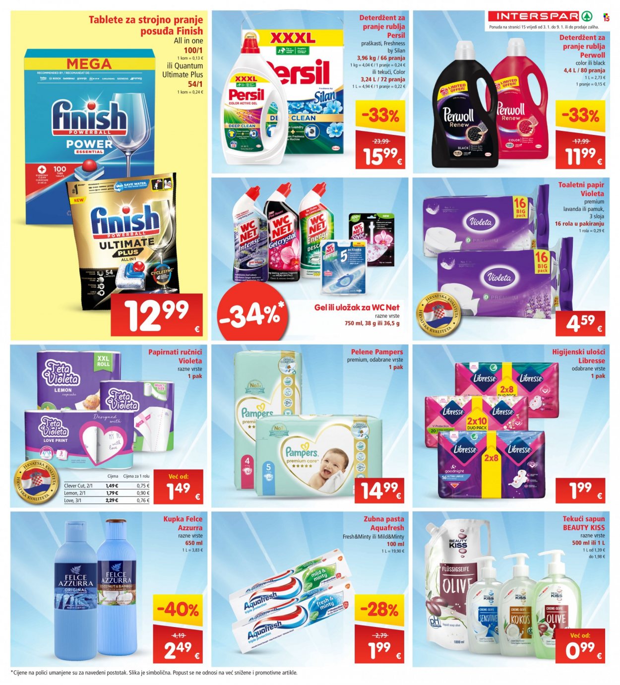 INTERSPAR katalog - 03.01.2024. - 09.01.2024. Stranica 15