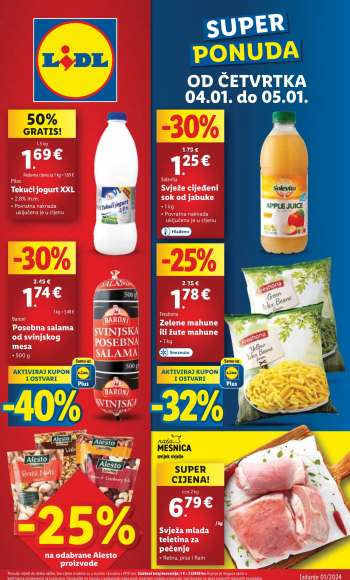 Lidl katalog - 04.01.2024. - 05.01.2024.