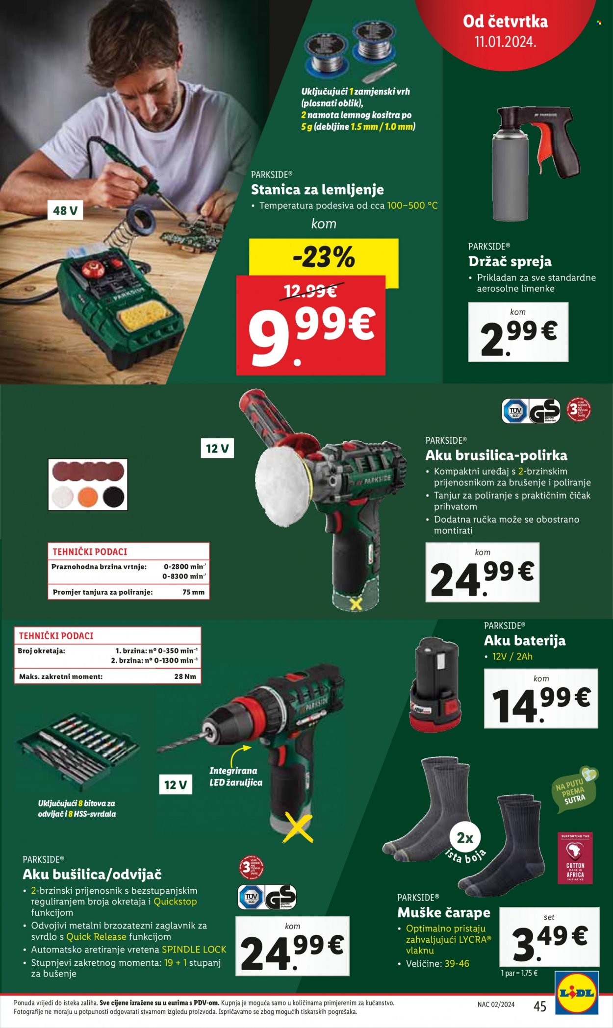 Lidl katalog - 08.01.2024. - 14.01.2024. Stranica 45