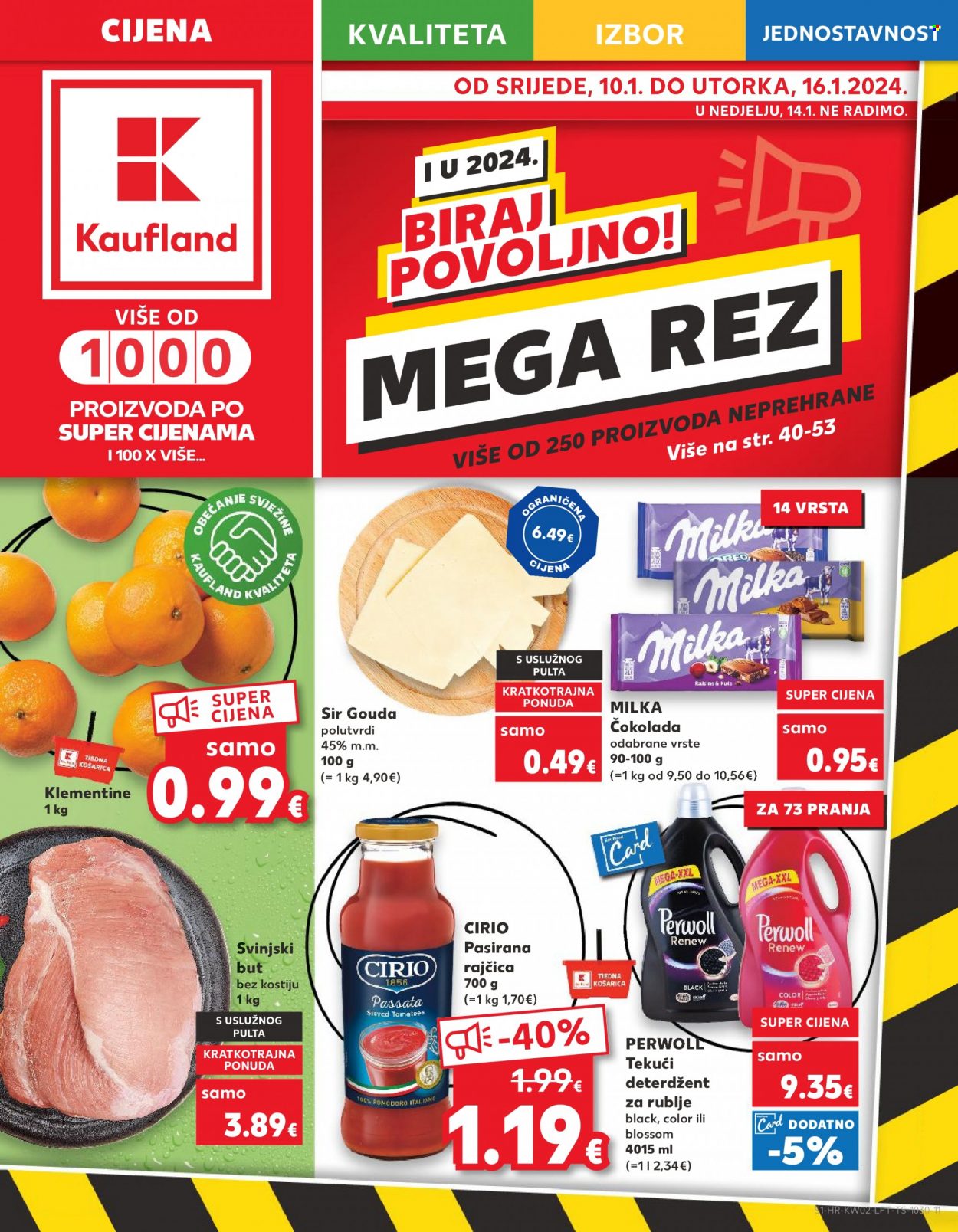 Kaufland katalog - 10.01.2024. - 16.01.2024. Stranica 1
