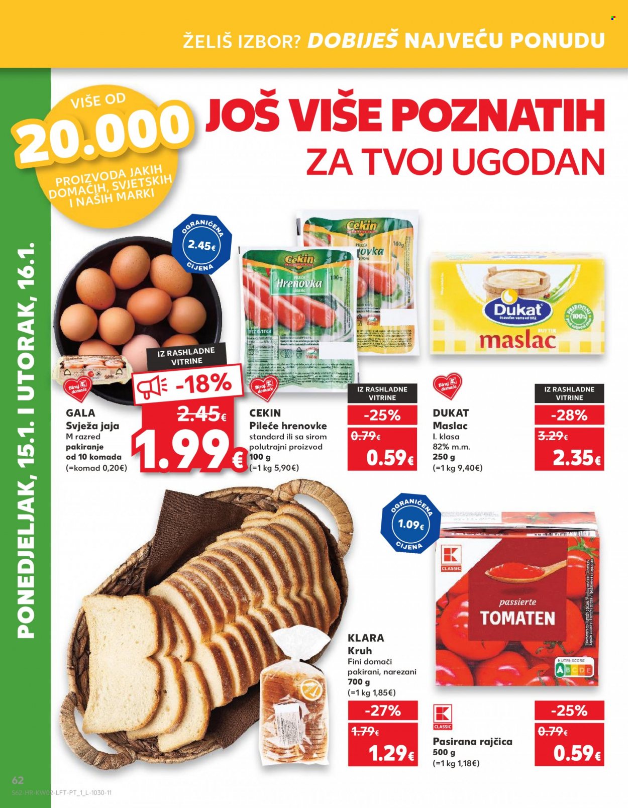 Kaufland katalog - 10.01.2024. - 16.01.2024. Stranica 62