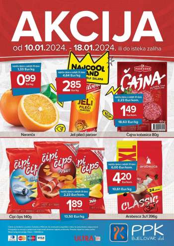 PPK Bjelovar katalog - 10.01.2024. - 18.01.2024.