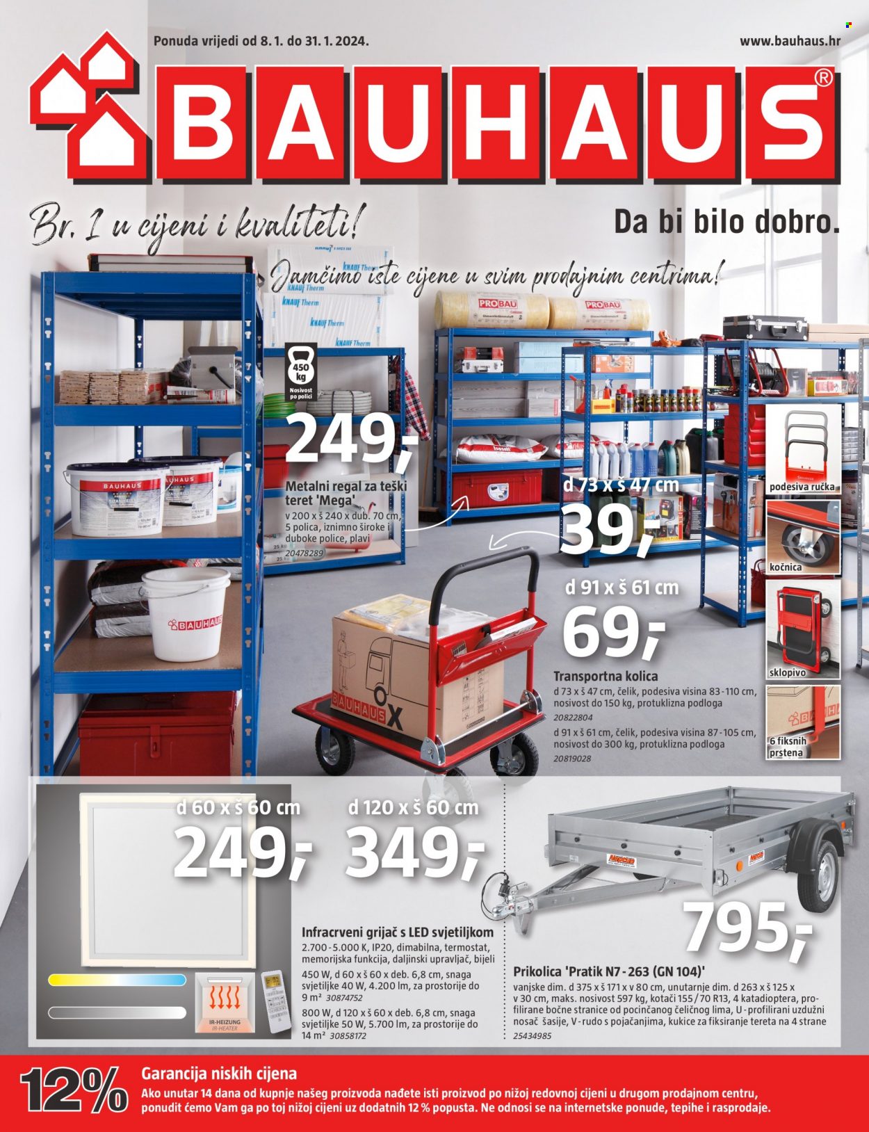 Bauhaus katalog - 08.01.2024. - 31.01.2024. Stranica 1