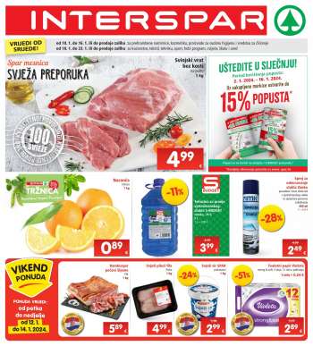 INTERSPAR katalog - 10.01.2024. - 16.01.2024.
