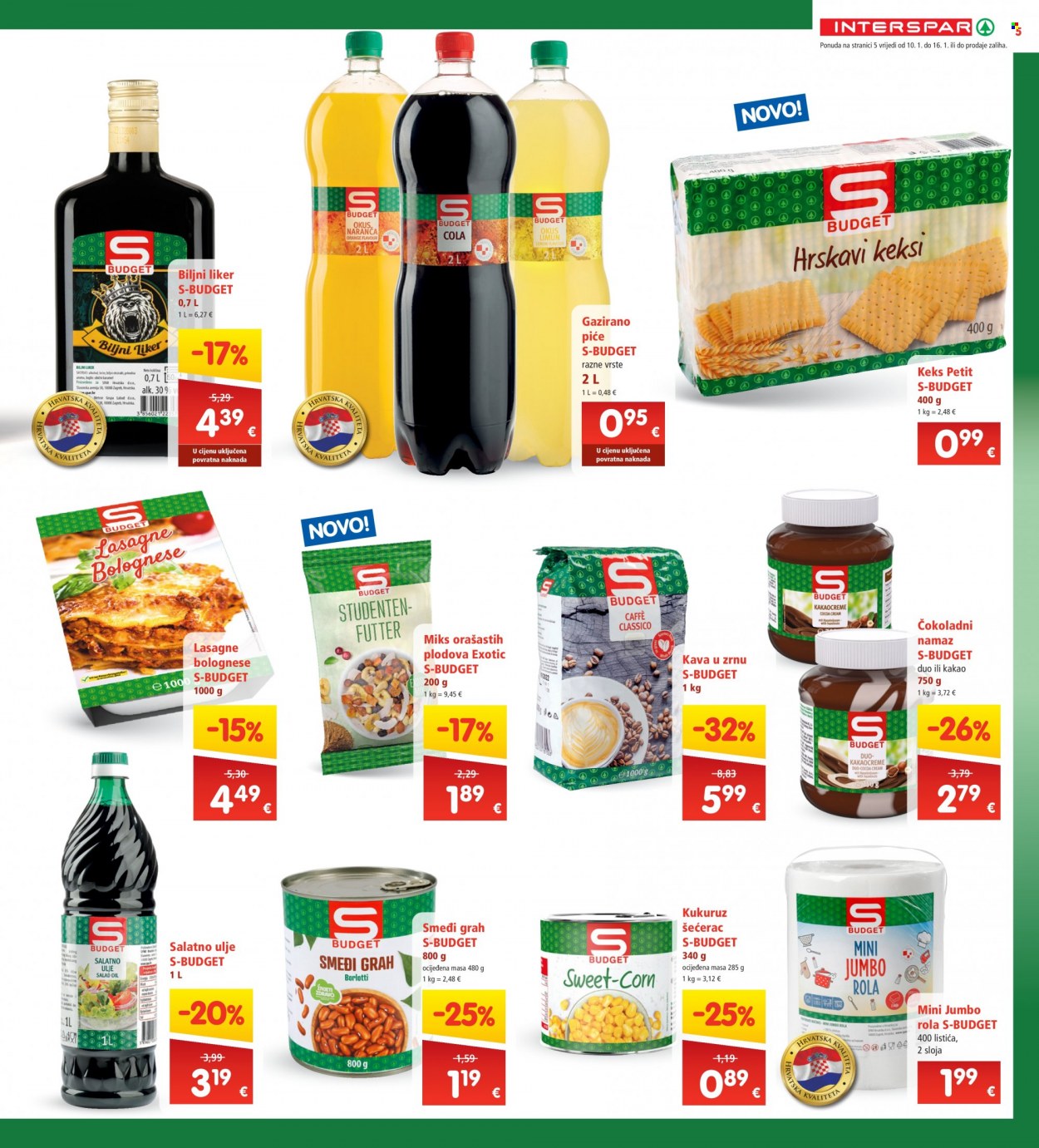 INTERSPAR katalog - 10.01.2024. - 16.01.2024. Stranica 5