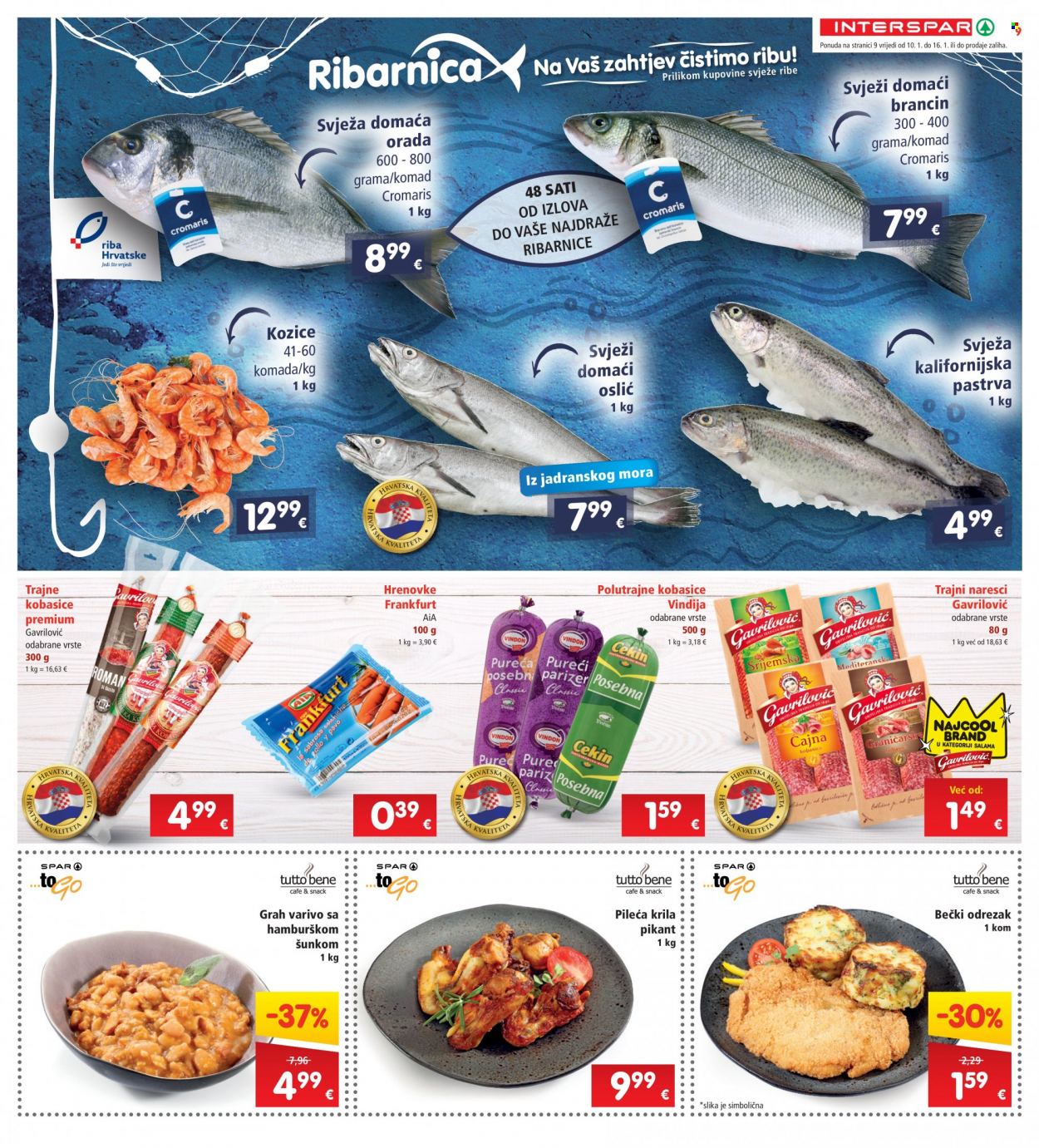 INTERSPAR katalog - 10.01.2024. - 16.01.2024. Stranica 9