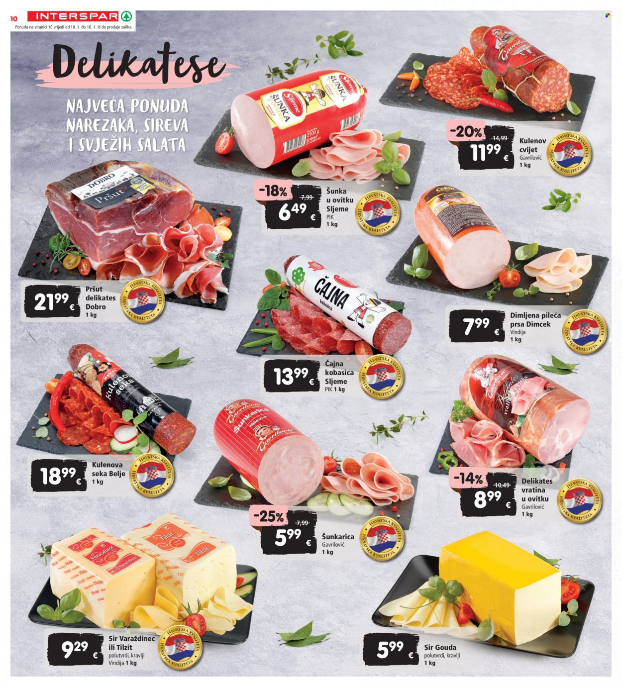 INTERSPAR katalog - 10.01.2024. - 16.01.2024. Stranica 10